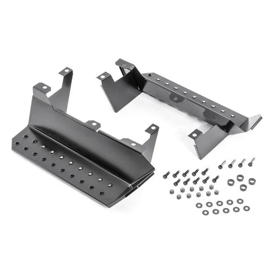 Kentrol 50432 Side Steps in Black Powder Coated Stainless Steel for 76-95 Jeep CJ-7, CJ-8 & Wrangler YJ