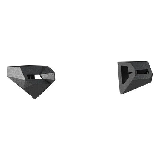 Aries TrailChaser Front Corners Guards with Turn Signal Cutouts for 18-24 Jeep Wrangler JL Unlimited & Gladiator JT