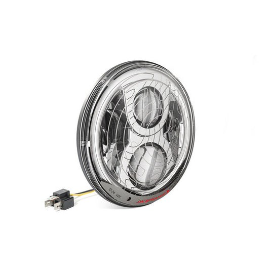 J.W. Speaker 8700 Evolution 2 Series 7" Heated Dual Burn LED Headlight for 55-86 Jeep CJ & 97-06 Wrangler TJ