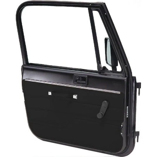 Seatz Manufacturing 78680L-20V Interior Door Panel in Cinder for 82-95 Jeep CJ & Wrangler YJ Driver Side Full Steel Door