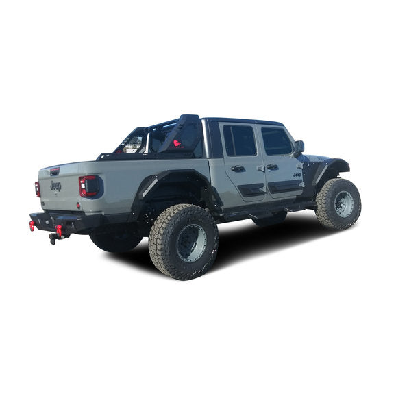 Load image into Gallery viewer, Black Horse Off Road Impact Heavy Duty Drop Side Steps in Black for 20-24 Jeep Gladiator JT
