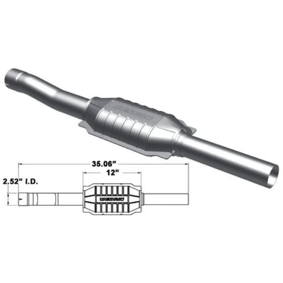 Magnaflow 23544 49 State Direct-Fit Catalytic Converter for 99-01 Jeep Grand Cherokee WJ with 4.7L