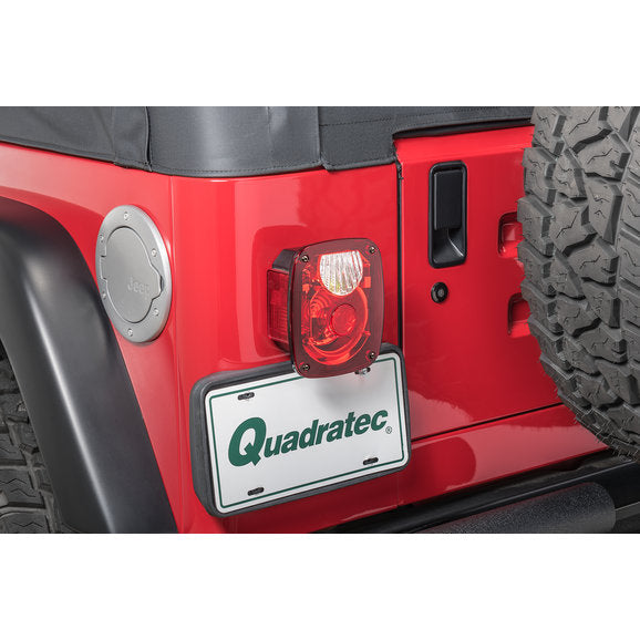 Load image into Gallery viewer, Rampage Products 5307 Rampage Diamond Brite Euro Style Taillight Conversion Kit for 76-06 Jeep CJ-5, CJ-7, CJ-8 Scrambler, Wrangler YJ, TJ &amp; Unlimited
