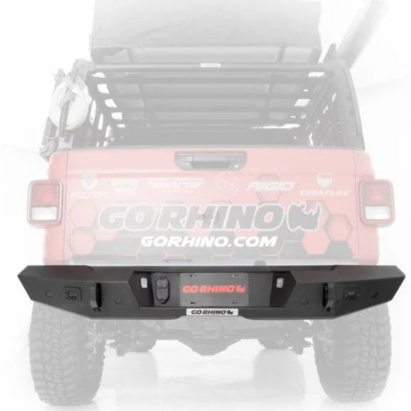 Load image into Gallery viewer, Go Rhino 273120T Trailline Rear Full Width Bumper for 20-21 Jeep Gladiator JT
