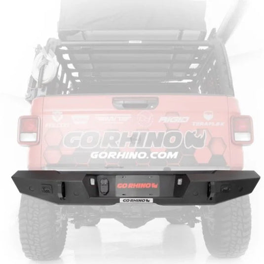 Go Rhino 273120T Trailline Rear Full Width Bumper for 20-21 Jeep Gladiator JT