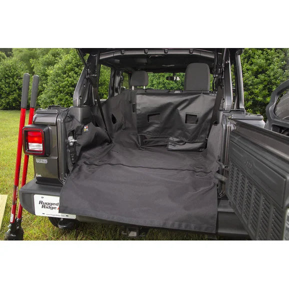 Load image into Gallery viewer, Rugged Ridge 13260.13 C3 Rear Cargo Cover for 18-24 Jeep Wrangler JL Unlimited
