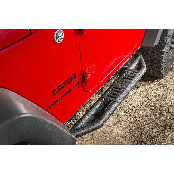 Load image into Gallery viewer, Rugged Ridge 11504.24 RRC Side Armor Guard Plates for 07-18 Jeep Wrangler JK 2 Door
