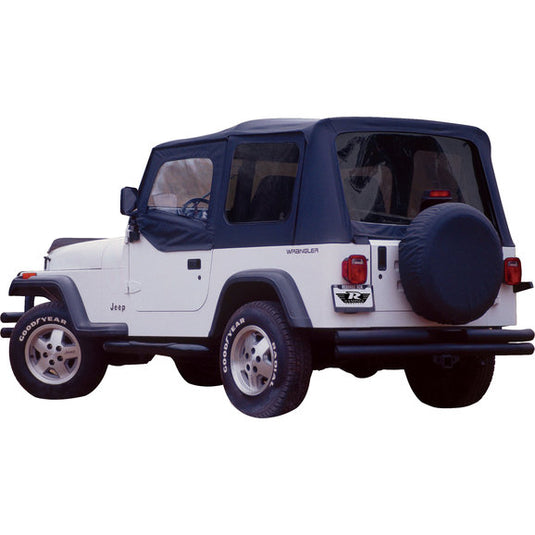 Rampage Products Replacement Soft Top with Skins & Tinted Windows for 88-95 Jeep Wrangler YJ