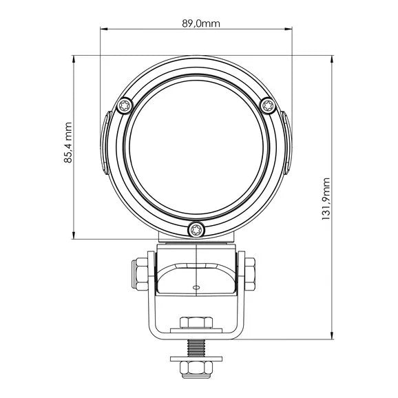 Load image into Gallery viewer, Tyri Off-Road Lights D8 Swivel LED Light
