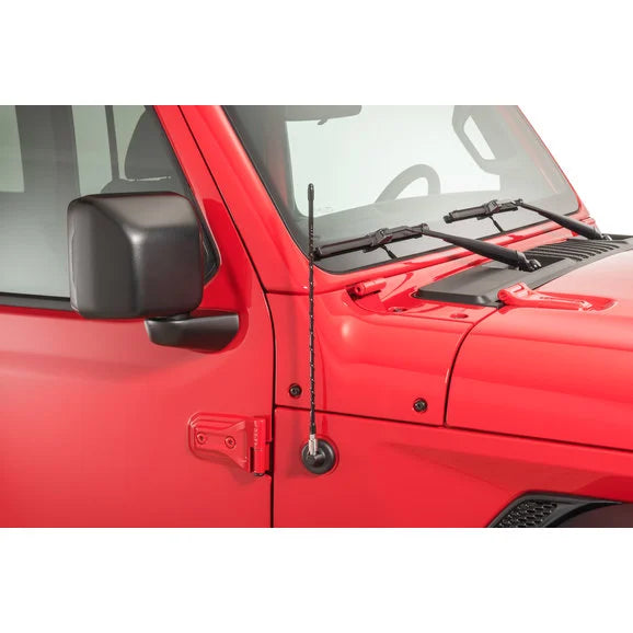 Load image into Gallery viewer, Quadratec 16&quot; Hi Performance AM/FM Stubby Antenna for 07-24 Jeep Wrangler JL, JK &amp; Gladiator JT
