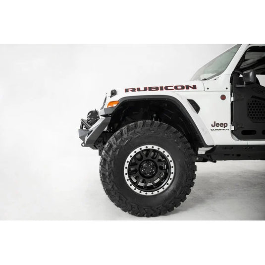 ADD Offroad Stealth Fighter Full Length Front Bumper with Hoop for 18-24 Jeep Wrangler & Gladiator JT Rubicon Models