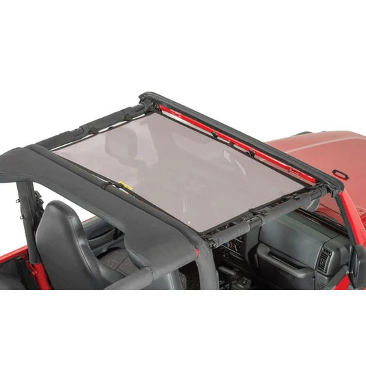 Dirtydog 4X4 Front Sun Screen for 97-02 Jeep Wrangler TJ