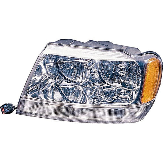 OMIX 12402.11 Driver Side Head Lamp Housing for 99-04 Jeep Grand Cherokee WJ Limited Models