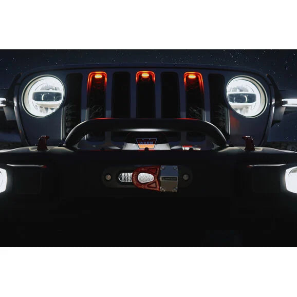 Load image into Gallery viewer, Quadratec RES-Q Premium Winch Fairlead LED Light Bracket
