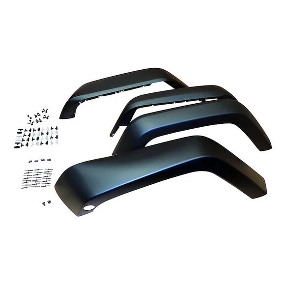 Crown Automotive 5KCK Smooth Paintable Fender Flare Kit for 07-18 Jeep Wrangler JK