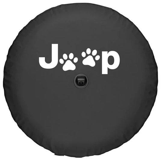 Boomerang Enterprises Jeep Paw Print Logo Tire Cover for 18-21 Jeep Wrangler JL