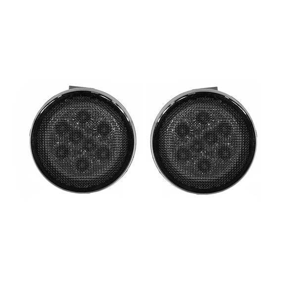 Quake LED QTE675 Smoke LED Parking Lamps for 07-18 Jeep Wrangler JK