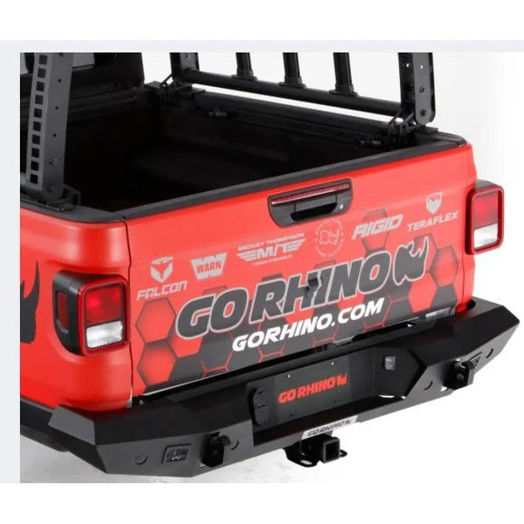 Load image into Gallery viewer, Go Rhino 273120T Trailline Rear Full Width Bumper for 20-21 Jeep Gladiator JT
