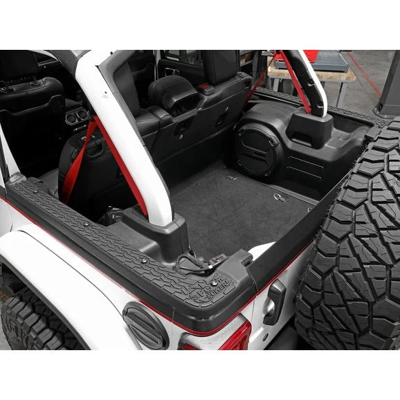 Load image into Gallery viewer, aFe Power 79-25001 Terra Guard Tub Rail Covers for 18-24 Jeep Wrangler JL Unlimited
