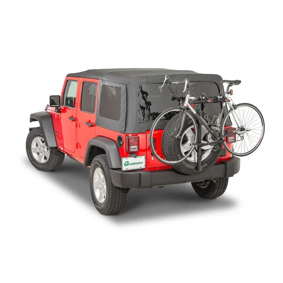 Load image into Gallery viewer, Quadratec Spare Wheel Mounting Bike Rack
