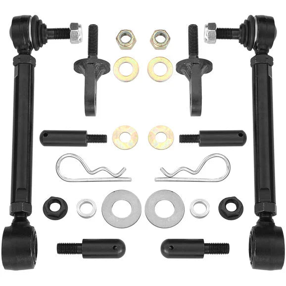 Rancho RS62112B Front Sway Bar Disconnects for 97-06 Jeep Wrangler TJ