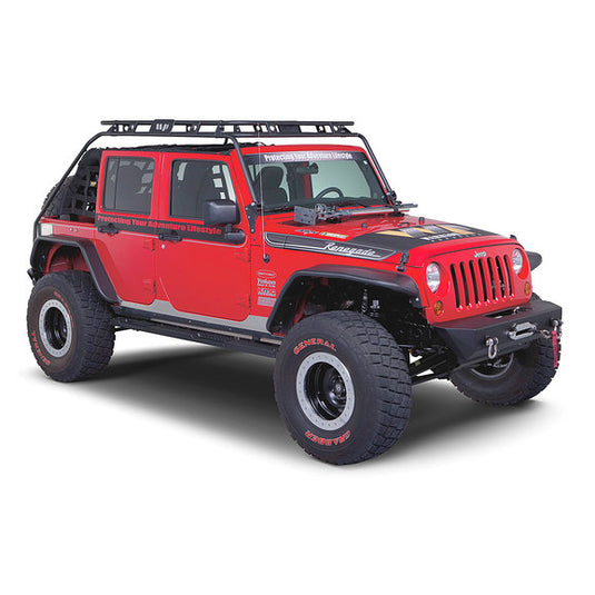 Warrior Products Rear Tube Flares for 07-18 Jeep Wrangler Unlimited JK 4 Door