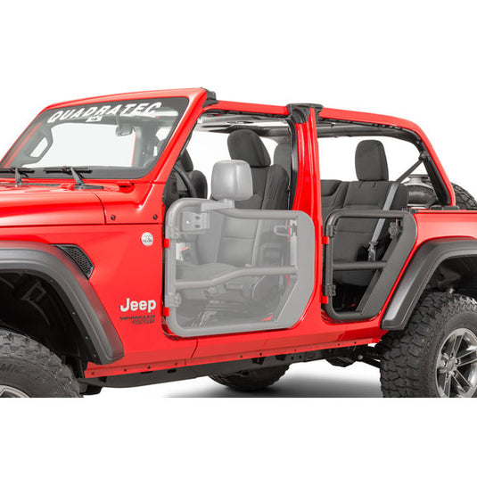 Rugged Ridge Fortis Tube Doors for 18-24 Jeep Wrangler JL & Gladiator JT