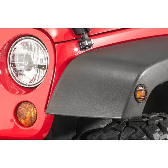 Kentrol Stainless Steel Side Markers Covers for 07-18 Jeep Wrangler JK