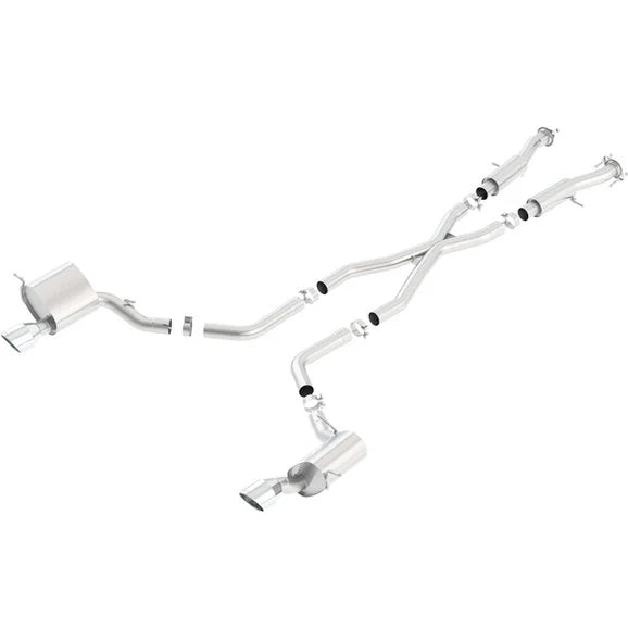 Borla 140633 ATAK Cat-Back Exhaust for 15-17 Jeep Grand Cherokee WK2 SRT with 6.4L