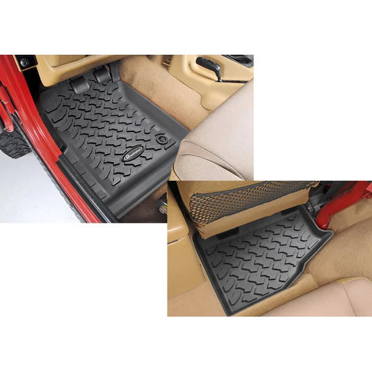 Quadratec Ultimate All Weather Floor Liners for 97-06 Jeep Wrangler TJ & Unlimited