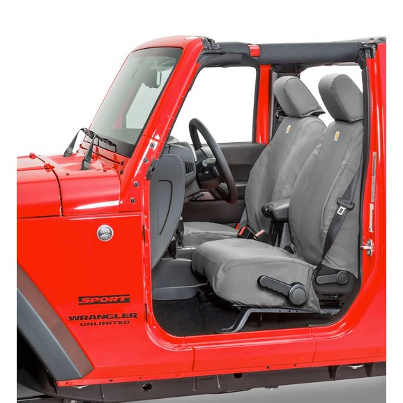 Load image into Gallery viewer, Covercraft Carhartt Precision Fit Seat Covers for 07-18 Jeep Wrangler JK 2 Door
