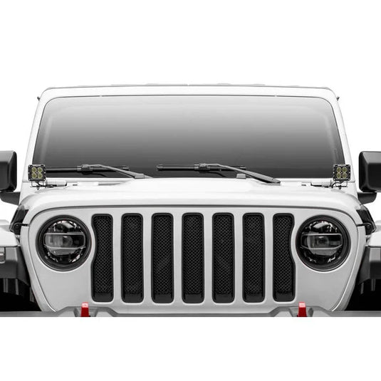 T-Rex 46493 Sport Black Mesh Stainless Steel Grille for 18-20 Jeep Wrangler JL