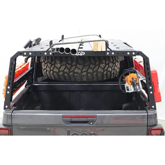 Load image into Gallery viewer, LoD Offroad JTD2021 Black Ops Bed Rack Load Bar Tie Downs for 20-24 Jeep Gladiator JT
