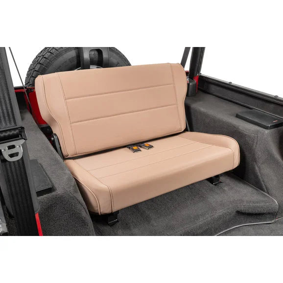 Load image into Gallery viewer, Rugged Ridge Fold &amp; Tumble Vinyl Rear Seat for 76-95 Jeep CJ &amp; Wrangler YJ
