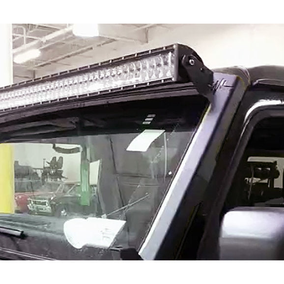 Load image into Gallery viewer, Quake LED QBJ945 A-Pillar Pod &amp; Single 52&quot; Light Bar Cowl Mounts for 18-24 Jeep Wrangler JL &amp; Gladiator JT
