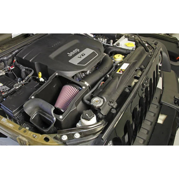 Load image into Gallery viewer, K&amp;N 63 Series Cold Intake Snorkel Kit for 12-18 Jeep Wrangler JK
