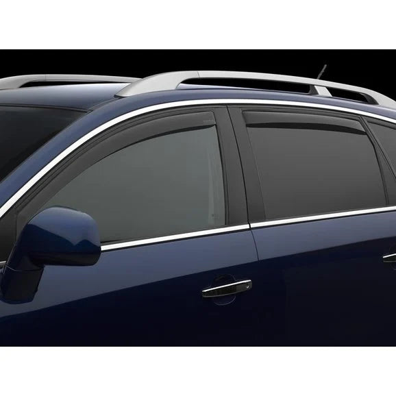 WeatherTech 82741 Side Window Deflector Set in Dark Smoke for 14-20 Jeep Cherokee