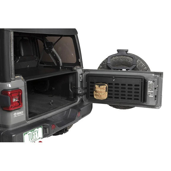 Load image into Gallery viewer, Tuffy 365-01 Tailgate Lockbox MOLLE Storage for 18-24 Jeep Wrangler JL
