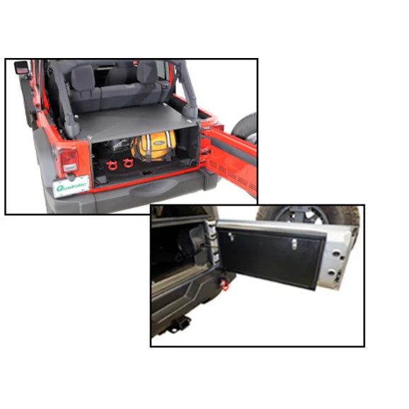 Load image into Gallery viewer, Tuffy Tailgate Security Enclosure Enclosure &amp; Tailgate Lock Box for 11-18 Wrangler JK Unlimited
