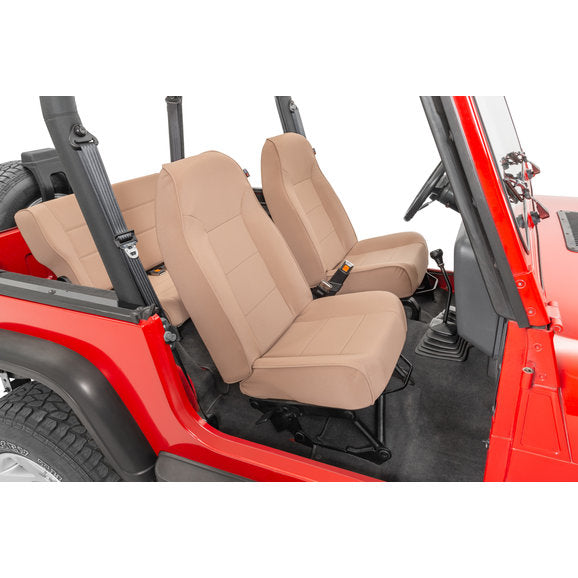 Load image into Gallery viewer, Rugged Ridge Premium High-Back Bucket Seat in Charcoal Gray for 76-02 Jeep CJ, Wrangler YJ &amp; TJ
