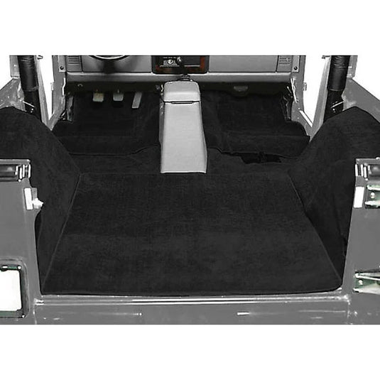 Seatz Manufacturing 79800-05 Indoor/Outdoor Carpet Set in Black for 04-06 Jeep Wrangler TJ Unlimited