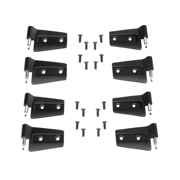 Rugged Ridge 11202.32 Door Hinge Kit for 07-18 Jeep Wrangler Unlimited JK 4 Door