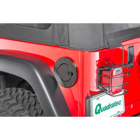 Rugged Ridge Locking Fuel Door for 97-06 Jeep Wrangler TJ & Unlimited