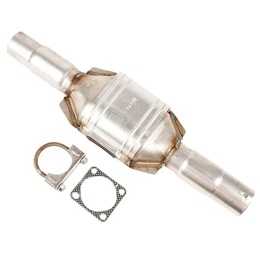OMIX 17601.03 Catalytic Converter for 93-95 Jeep Wrangler YJ, Cherokee XJ & Grand Cherokee ZJ with 2.5L or 4.0L Engines