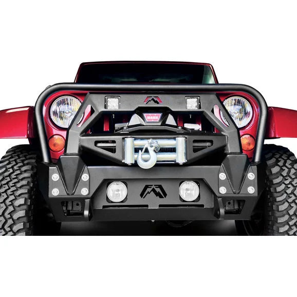 Load image into Gallery viewer, Fab Fours JK07B18591 FMJ Front Winch Bumper Modifier for 07-18 Jeep Wrangler JK
