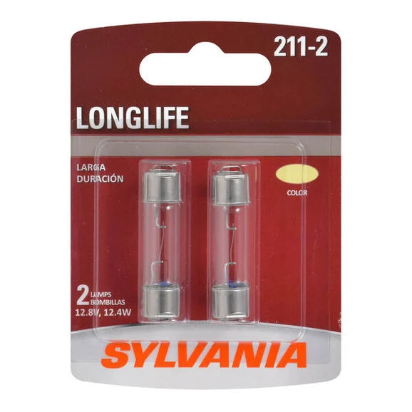 Sylvania 211-2LL.BP2 #211-2 White Long Life Mini Bulb 2 Pack