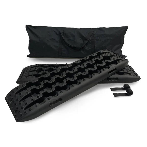 Overland Vehicle Systems 19169910 Recovery Ramp with Pull Strap and Storage Bag