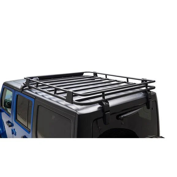 Load image into Gallery viewer, Paramount Automotive 81-10801 Roof Rack for 07-18 Jeep Wrangler JK 2-Door &amp; Unlimited JK 4-Door
