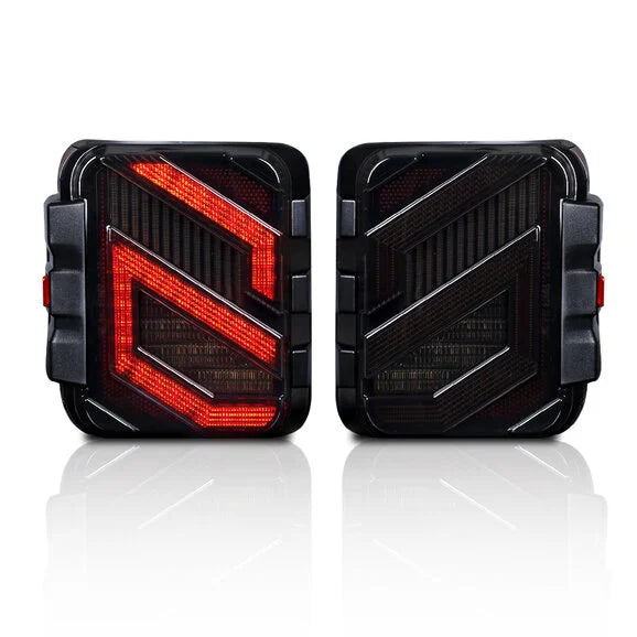 Load image into Gallery viewer, Overtread Skyline Elite LED Tail Light for 18-24 Jeep Wrangler JL
