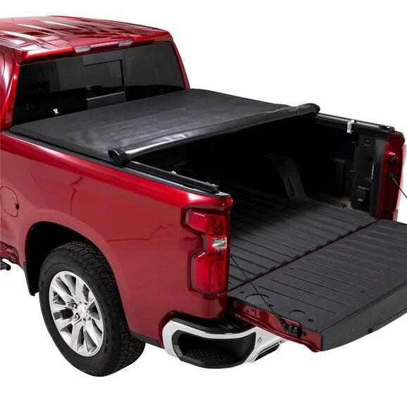 TACTIK Roll-Up Soft Vinyl Truck Bed Tonneau Cover for 15-23 Ford F-150
